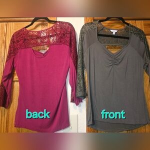 Candies Women's lace top